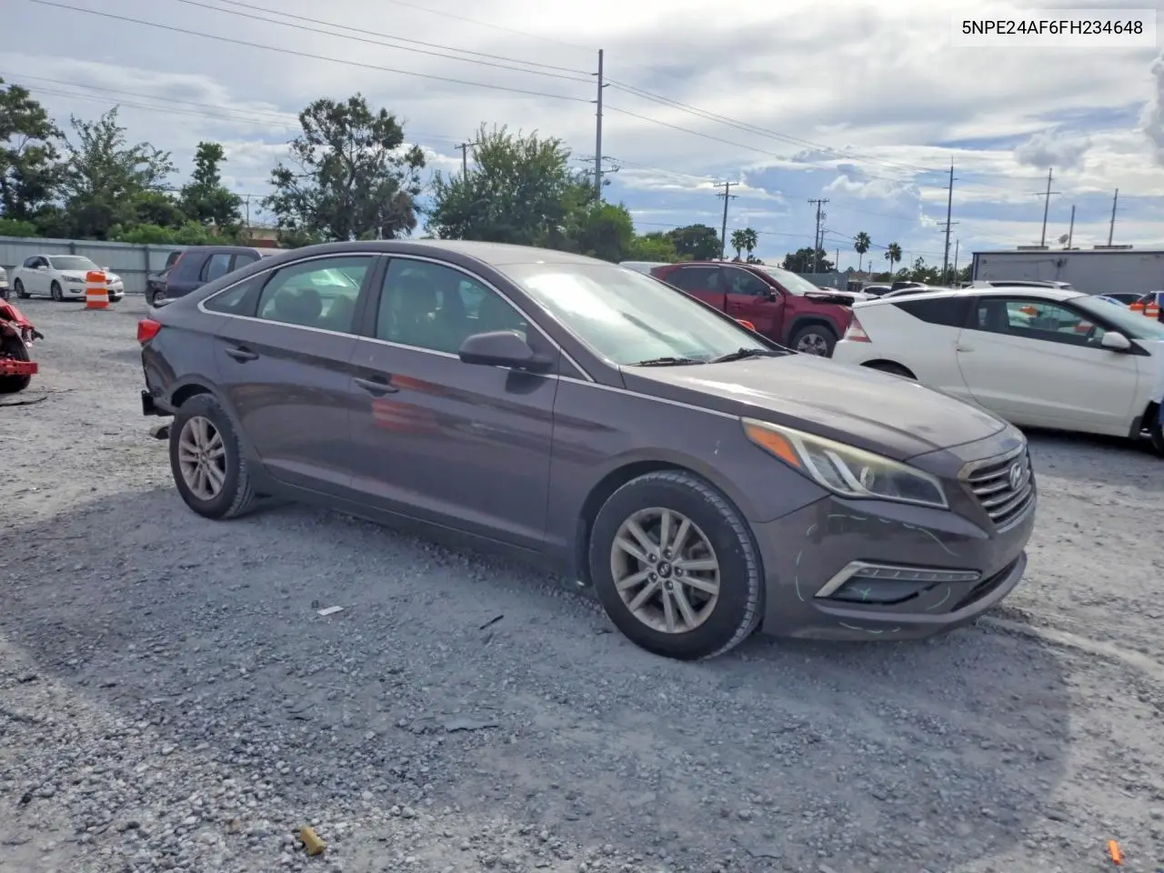 2015 HYUNDAI SONATA VIN 5NPE24AF6FH234648 — фото 4