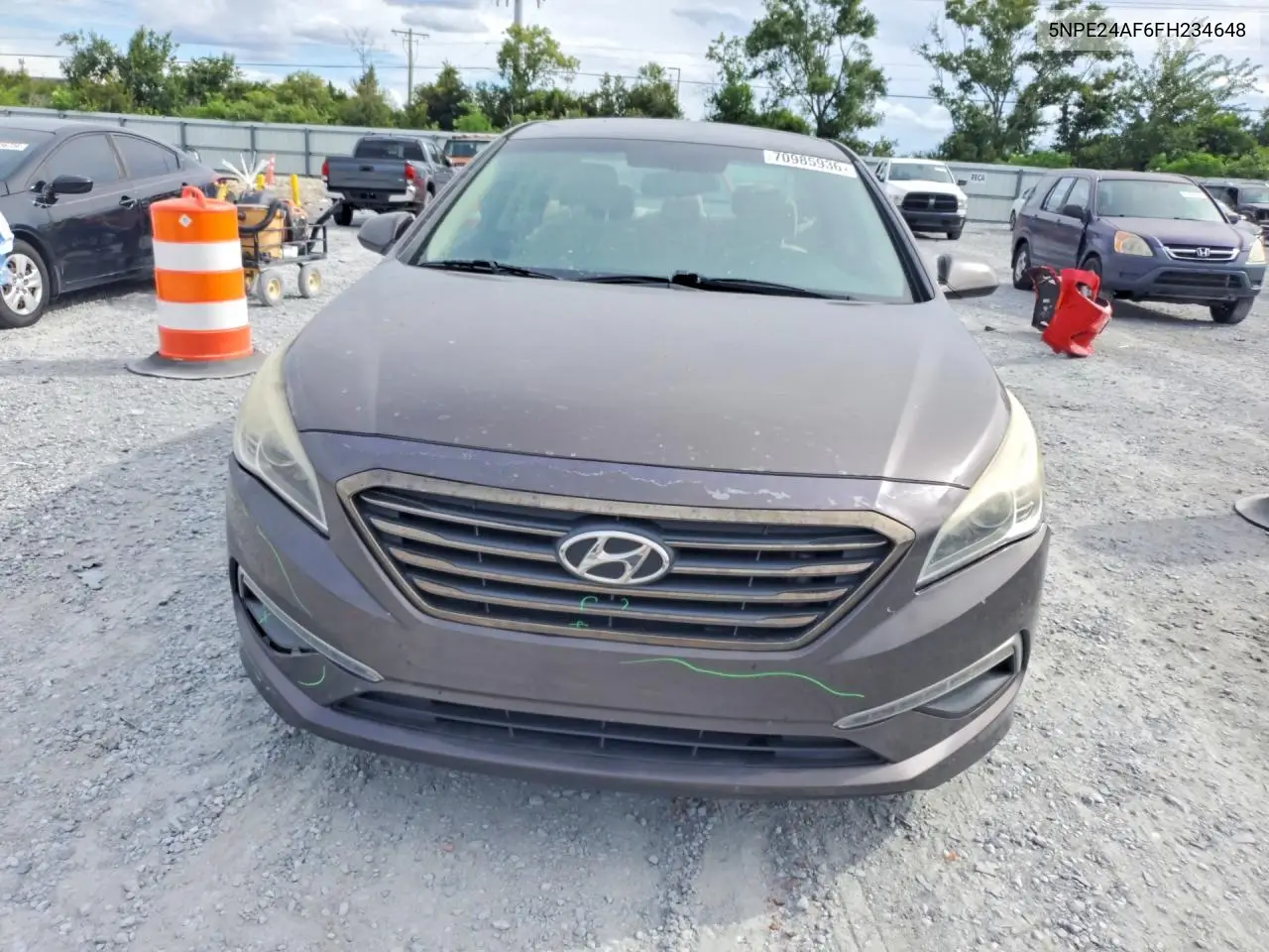 2015 HYUNDAI SONATA VIN 5NPE24AF6FH234648 — фото 5