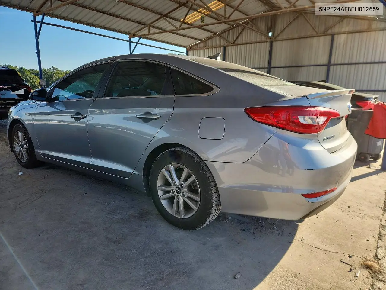 2015 HYUNDAI SONATA VIN 5NPE24AF8FH012659 — фото 2