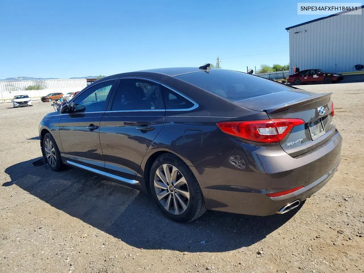 2015 HYUNDAI SONATA VIN 5NPE34AFXFH184611 — фото 2