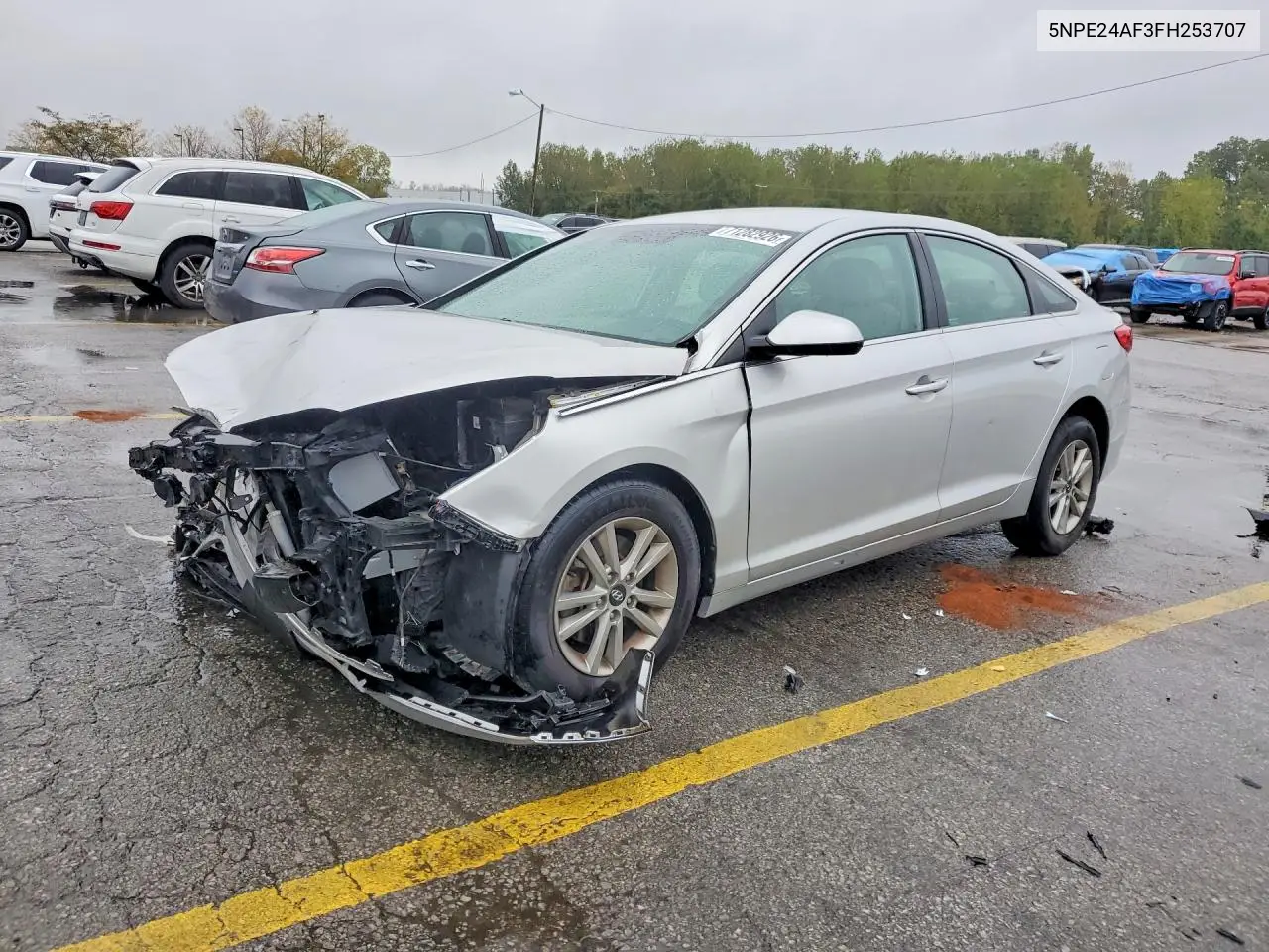 HYUNDAI SONATA 2015, VIN 5NPE24AF3FH253707