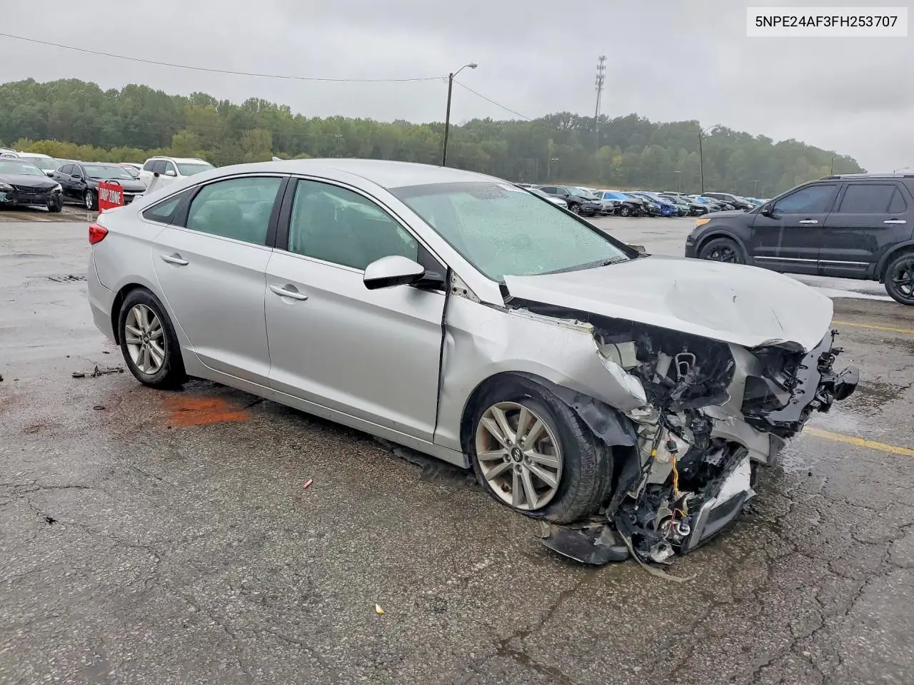 2015 HYUNDAI SONATA VIN 5NPE24AF3FH253707 — фото 4