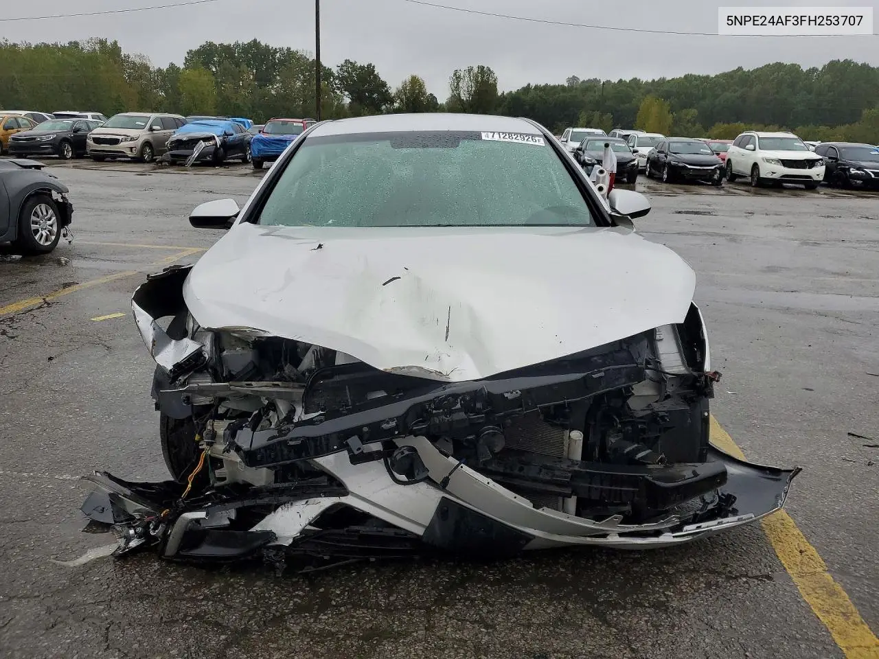 2015 HYUNDAI SONATA VIN 5NPE24AF3FH253707 — фото 5
