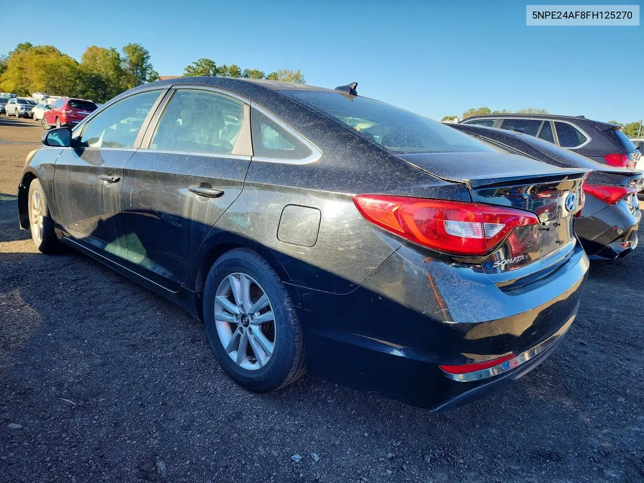 2015 HYUNDAI SONATA VIN 5NPE24AF8FH125270 — фото 2