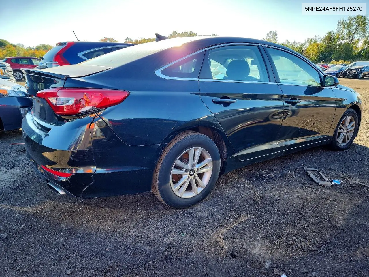 2015 HYUNDAI SONATA VIN 5NPE24AF8FH125270 — фото 3