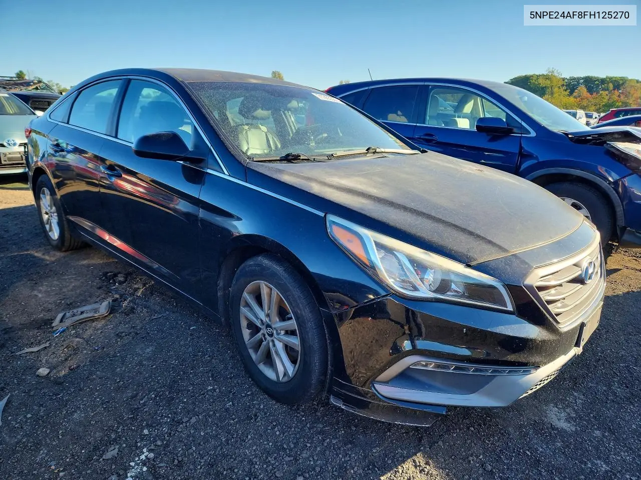 2015 HYUNDAI SONATA VIN 5NPE24AF8FH125270 — фото 4