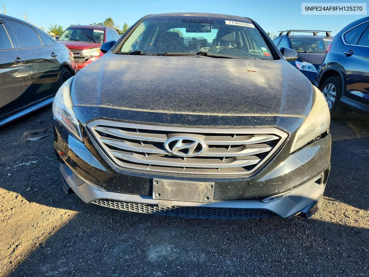 2015 HYUNDAI SONATA VIN 5NPE24AF8FH125270 — фото 5