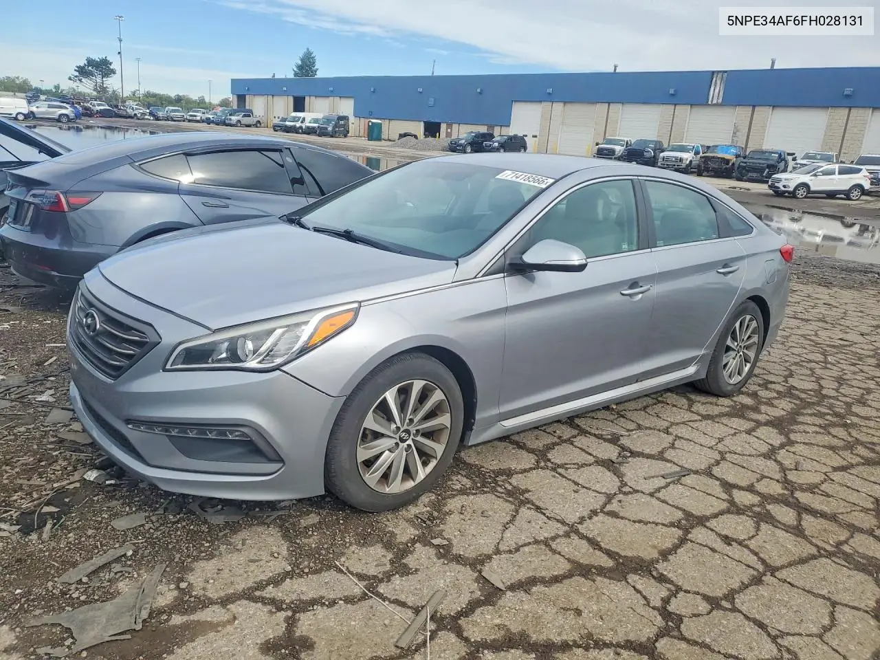 HYUNDAI SONATA 2015, VIN 5NPE34AF6FH028131