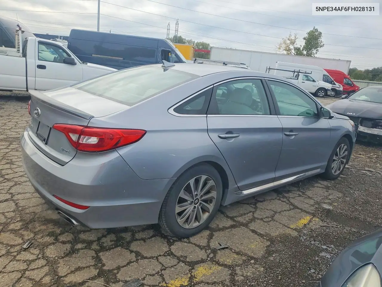 2015 HYUNDAI SONATA VIN 5NPE34AF6FH028131 — фото 3