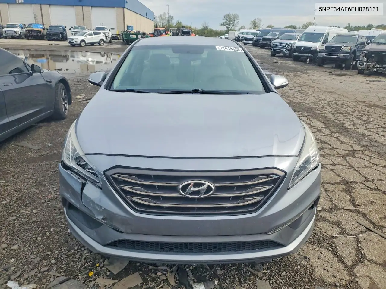 2015 HYUNDAI SONATA VIN 5NPE34AF6FH028131 — фото 5