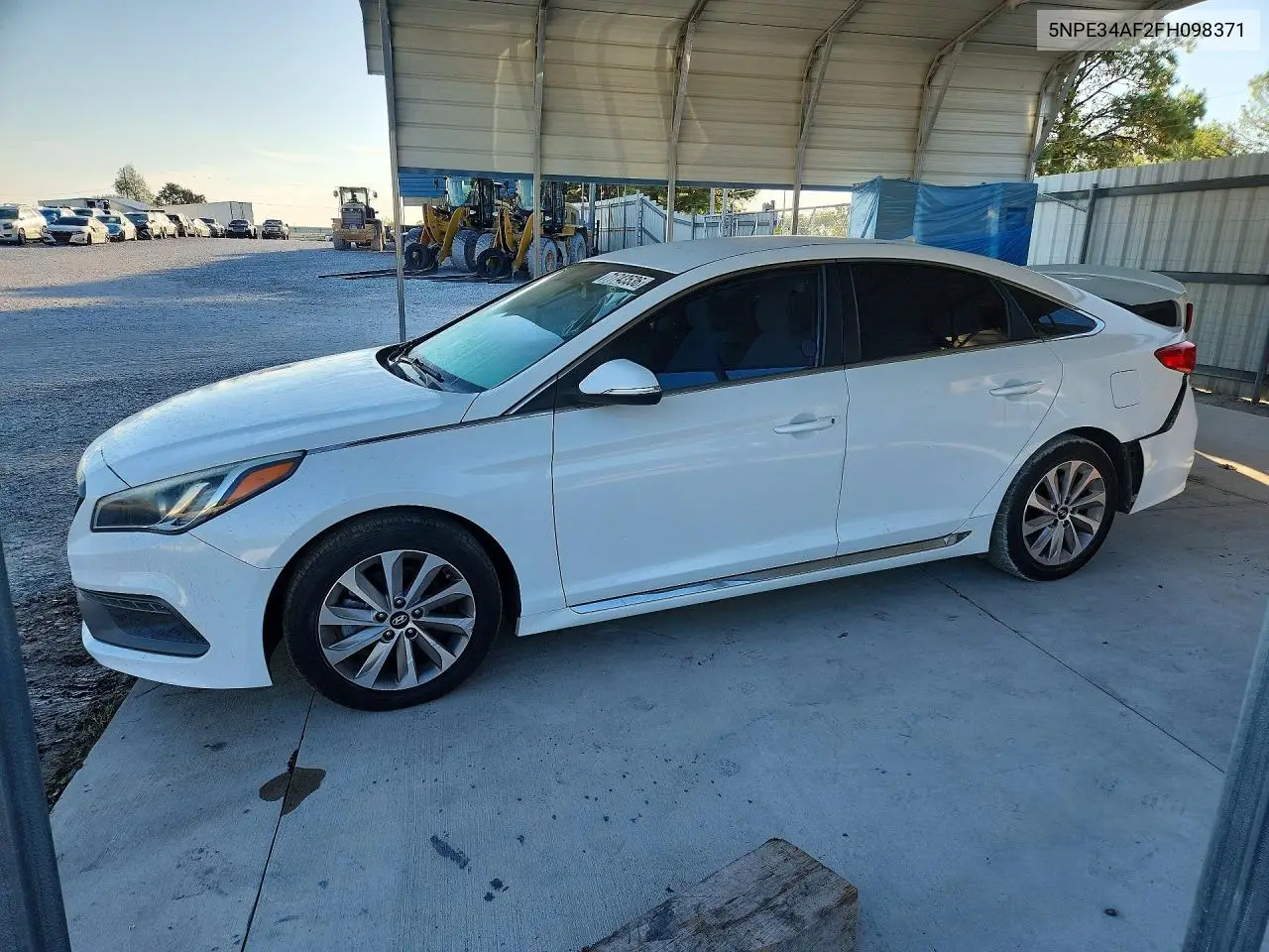 HYUNDAI SONATA 2015, VIN 5NPE34AF2FH098371