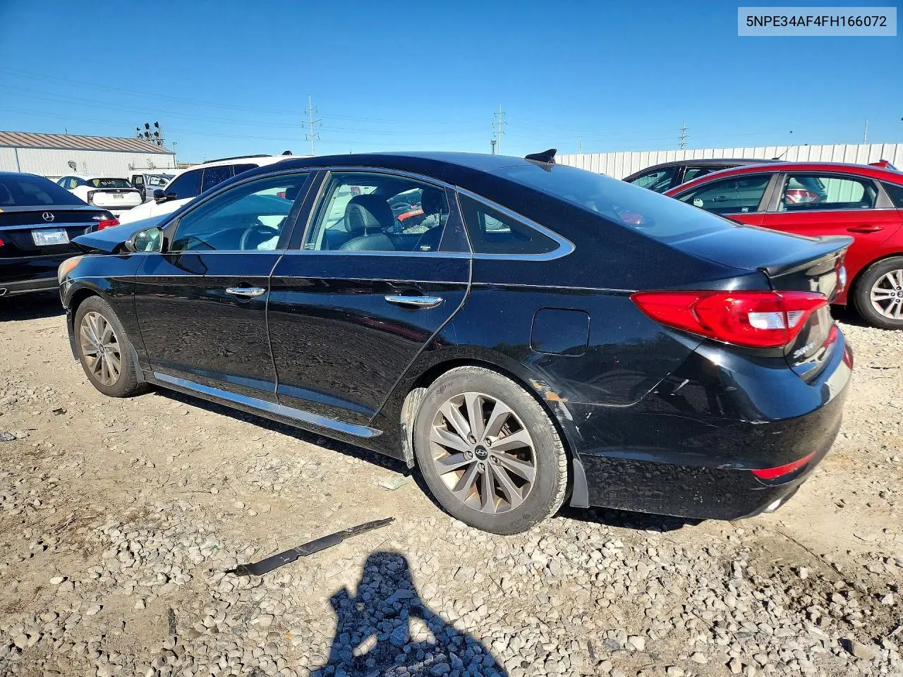 2015 HYUNDAI SONATA VIN 5NPE34AF4FH166072 — фото 2