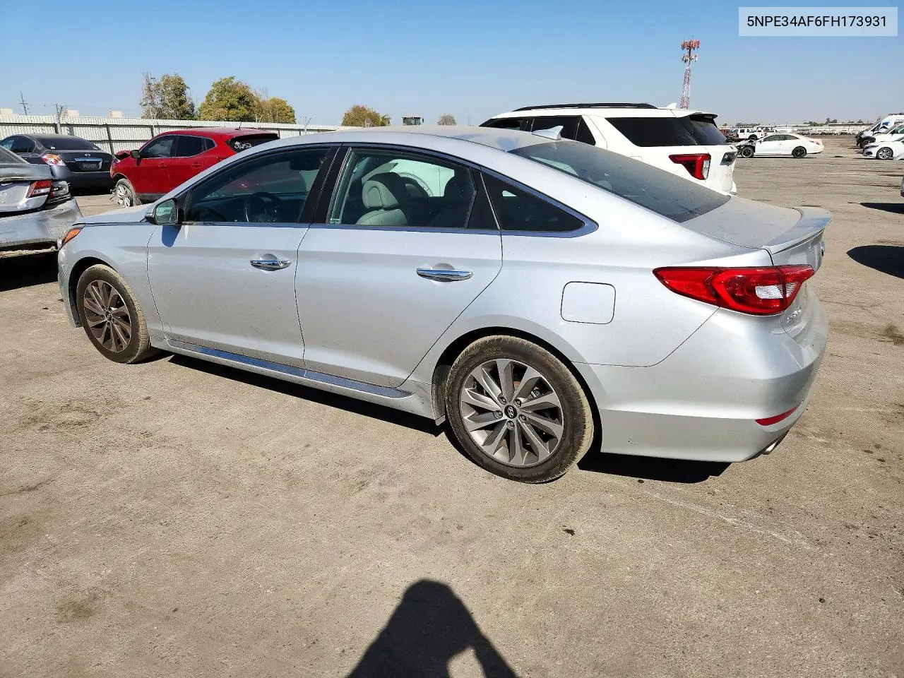 2015 HYUNDAI SONATA VIN 5NPE34AF6FH173931 — фото 2