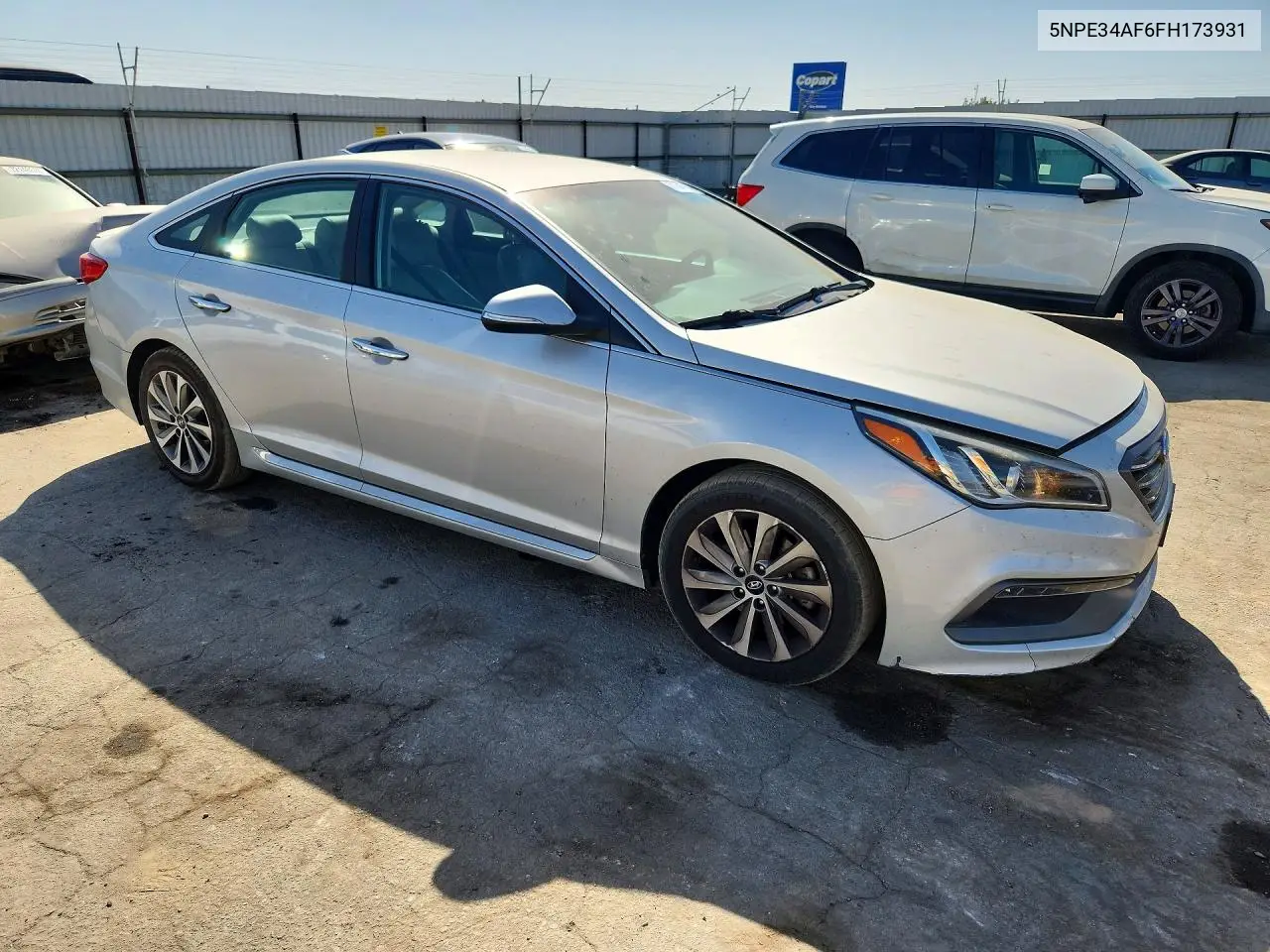 2015 HYUNDAI SONATA VIN 5NPE34AF6FH173931 — фото 4