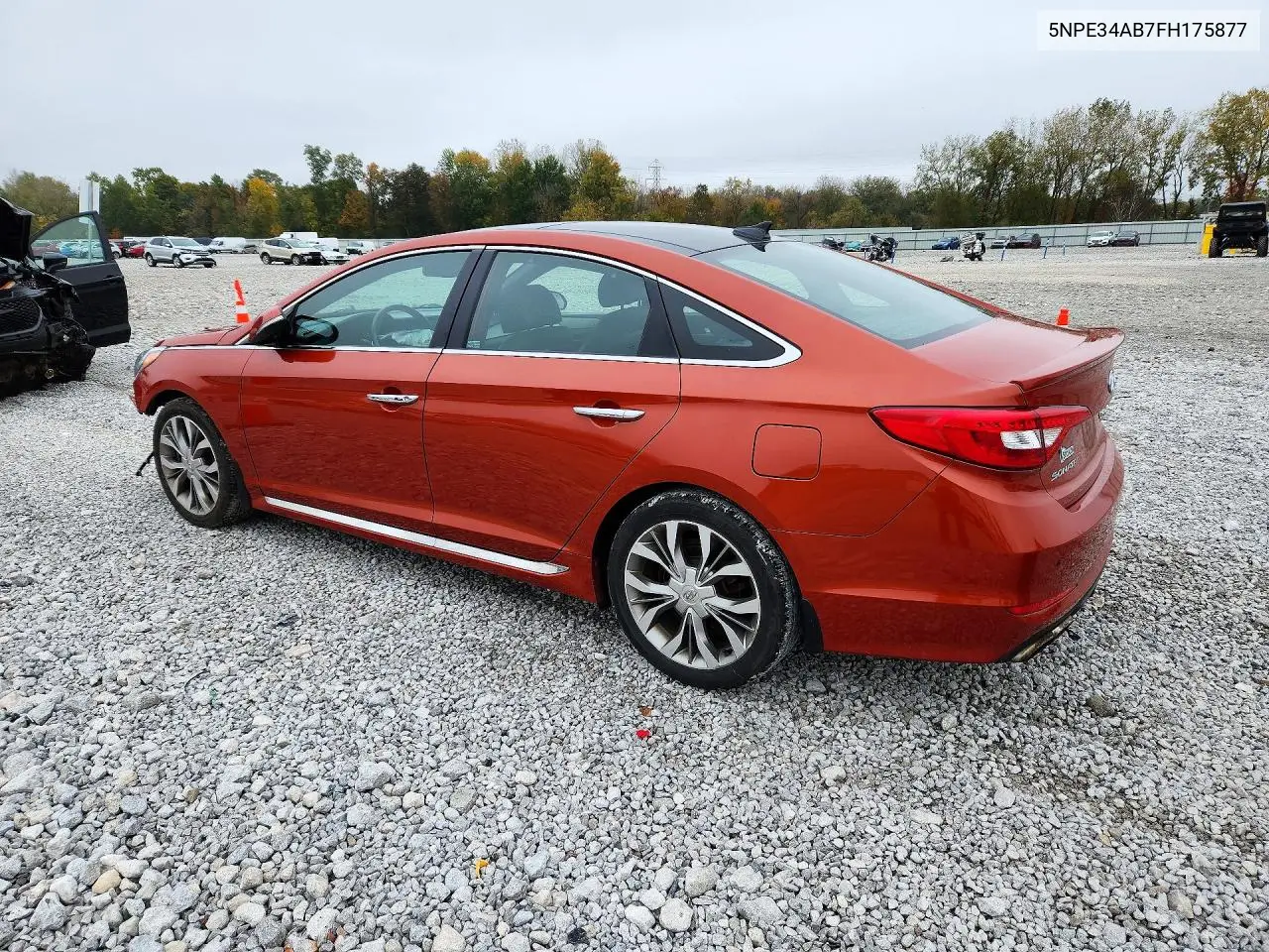 2015 HYUNDAI SONATA VIN 5NPE34AB7FH175877 — фото 2