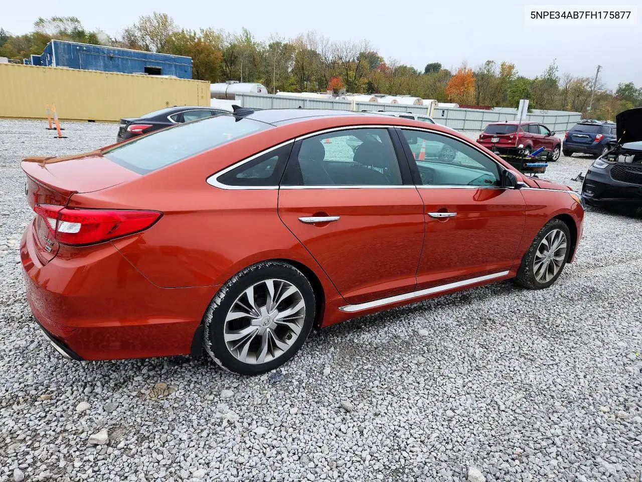 2015 HYUNDAI SONATA VIN 5NPE34AB7FH175877 — фото 3