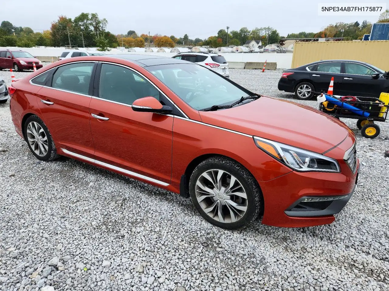 2015 HYUNDAI SONATA VIN 5NPE34AB7FH175877 — фото 4