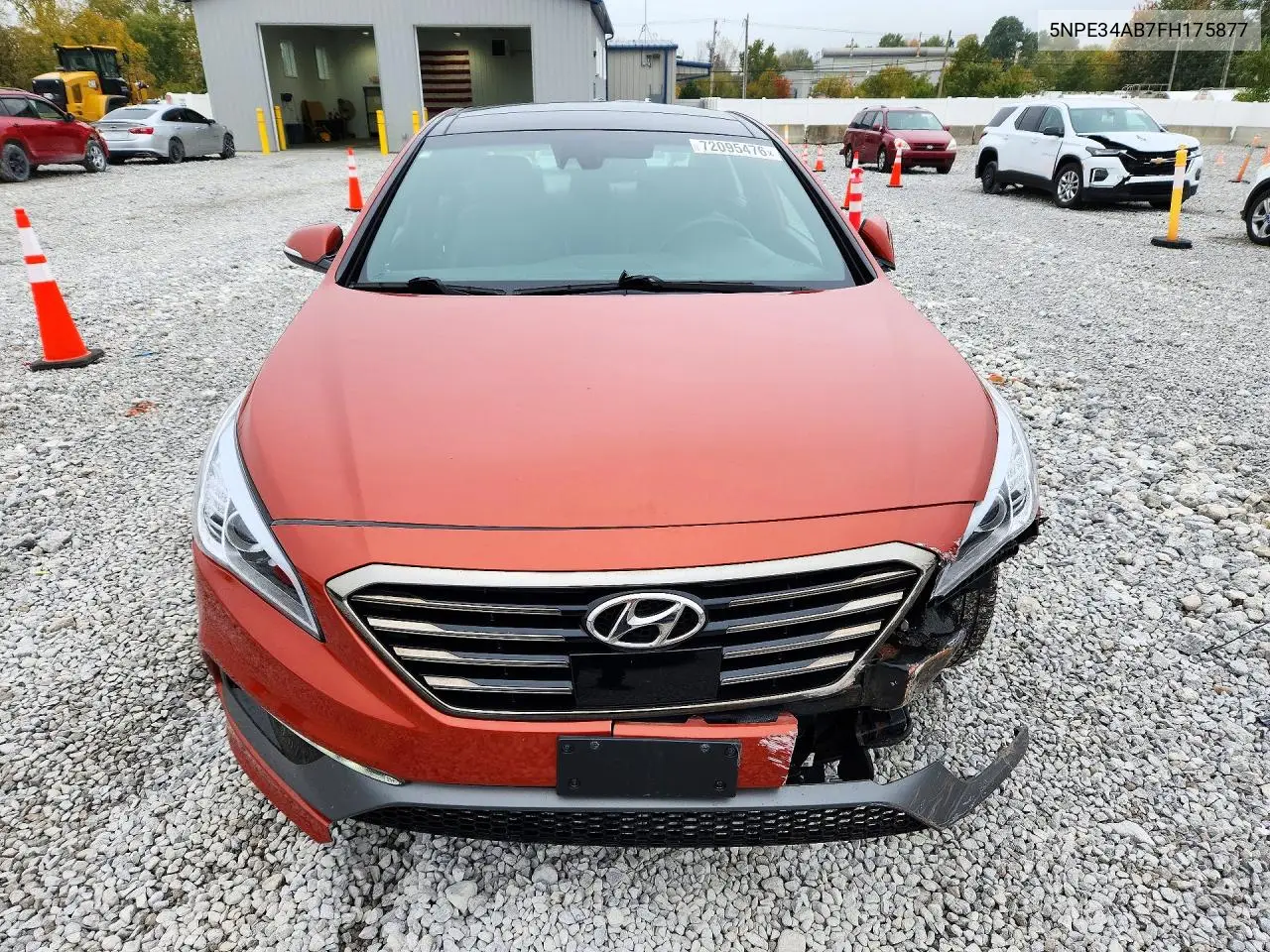 2015 HYUNDAI SONATA VIN 5NPE34AB7FH175877 — фото 5