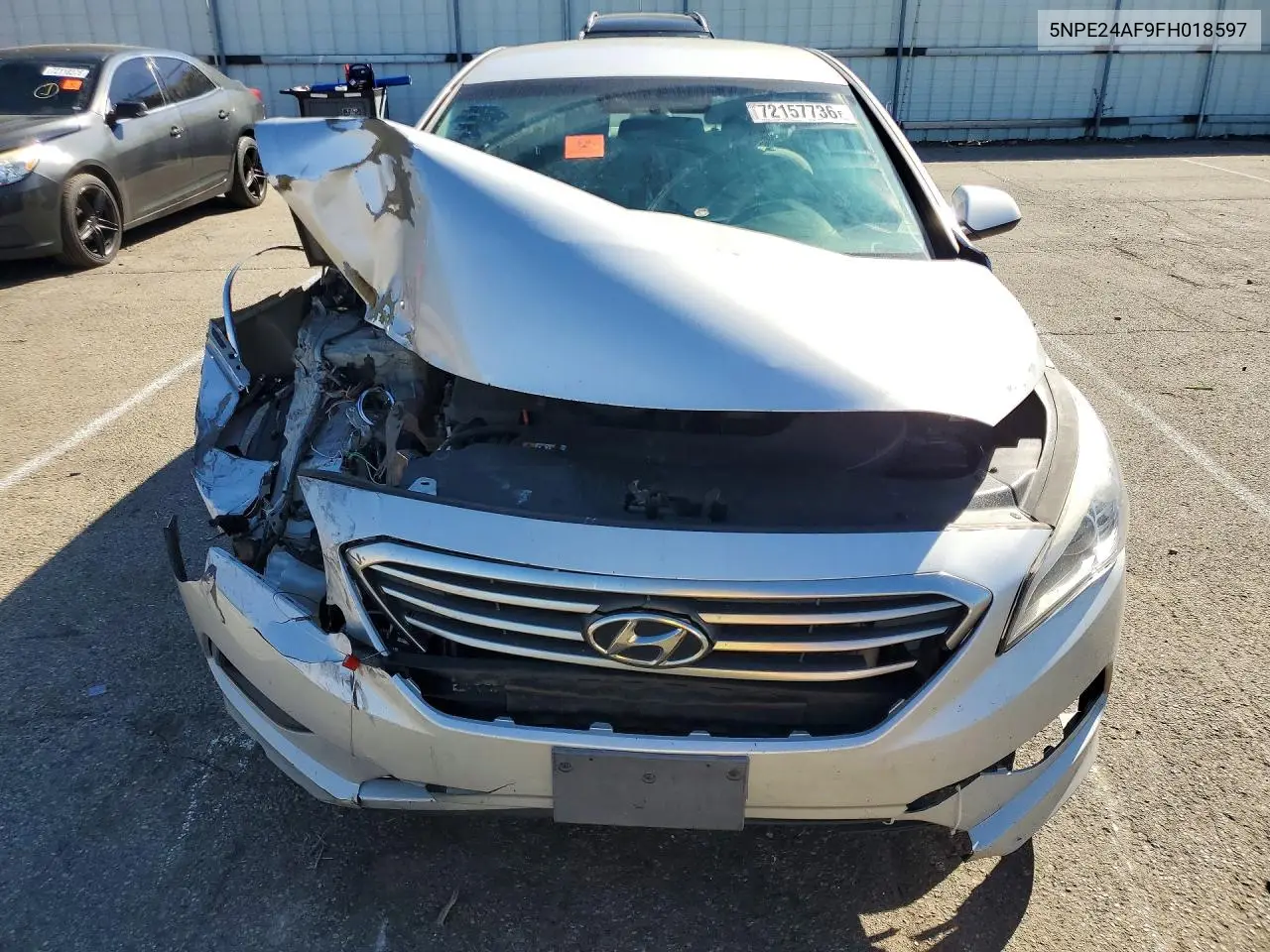 2015 HYUNDAI SONATA VIN 5NPE24AF9FH018597 — фото 5