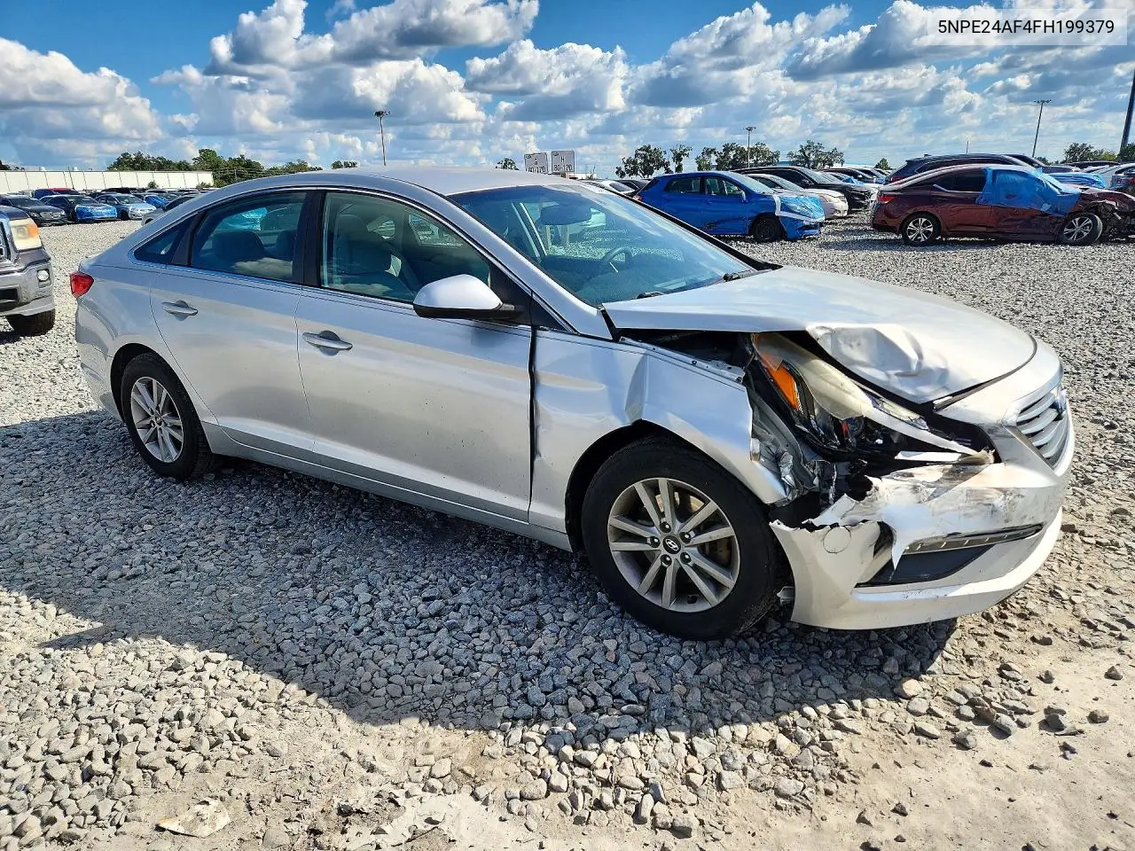 2015 HYUNDAI SONATA VIN 5NPE24AF4FH199379 — фото 4