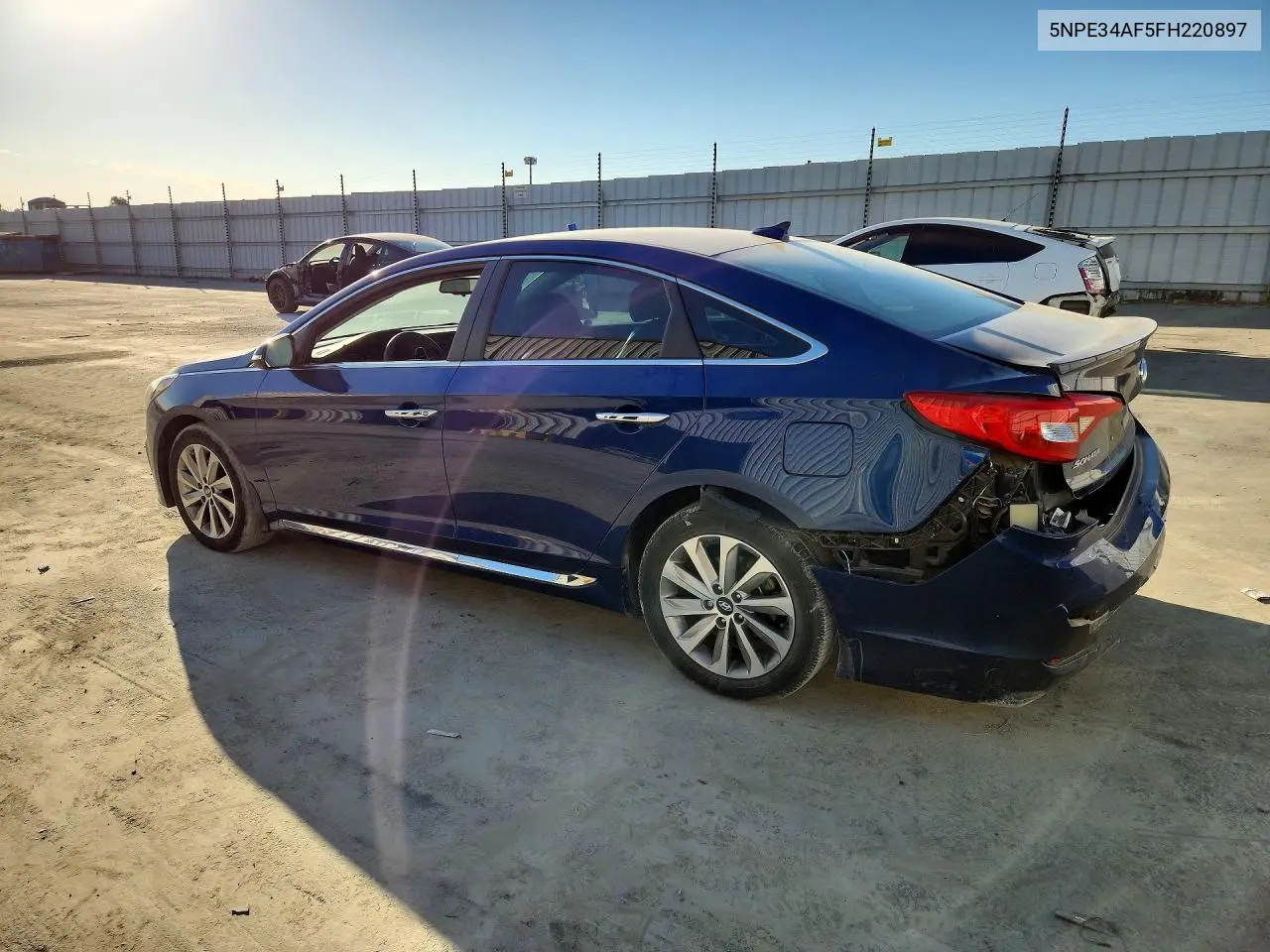 2015 HYUNDAI SONATA VIN 5NPE34AF5FH220897 — фото 2