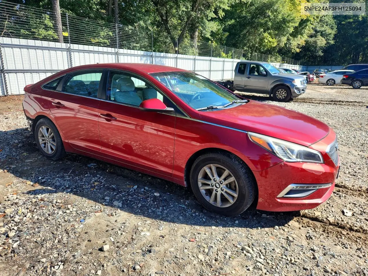 2015 HYUNDAI SONATA VIN 5NPE24AF3FH125094 — фото 4