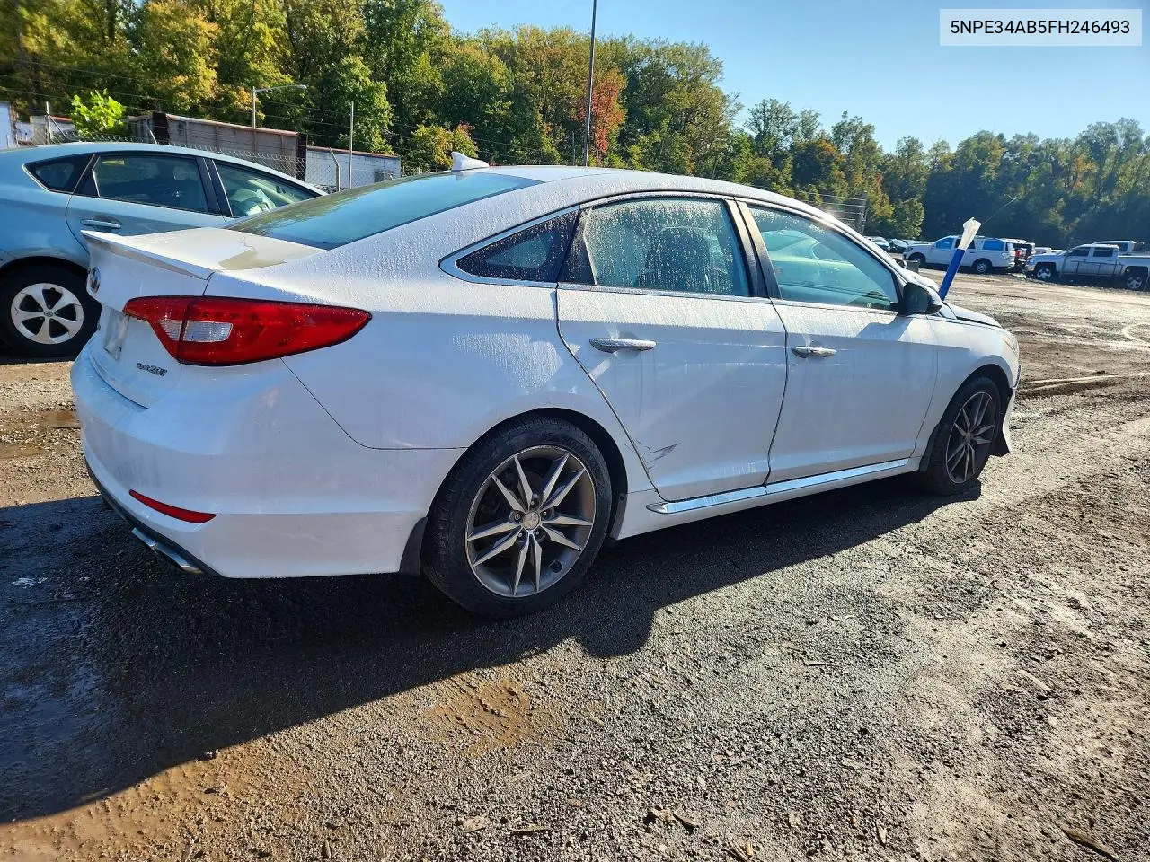 2015 HYUNDAI SONATA VIN 5NPE34AB5FH246493 — фото 3