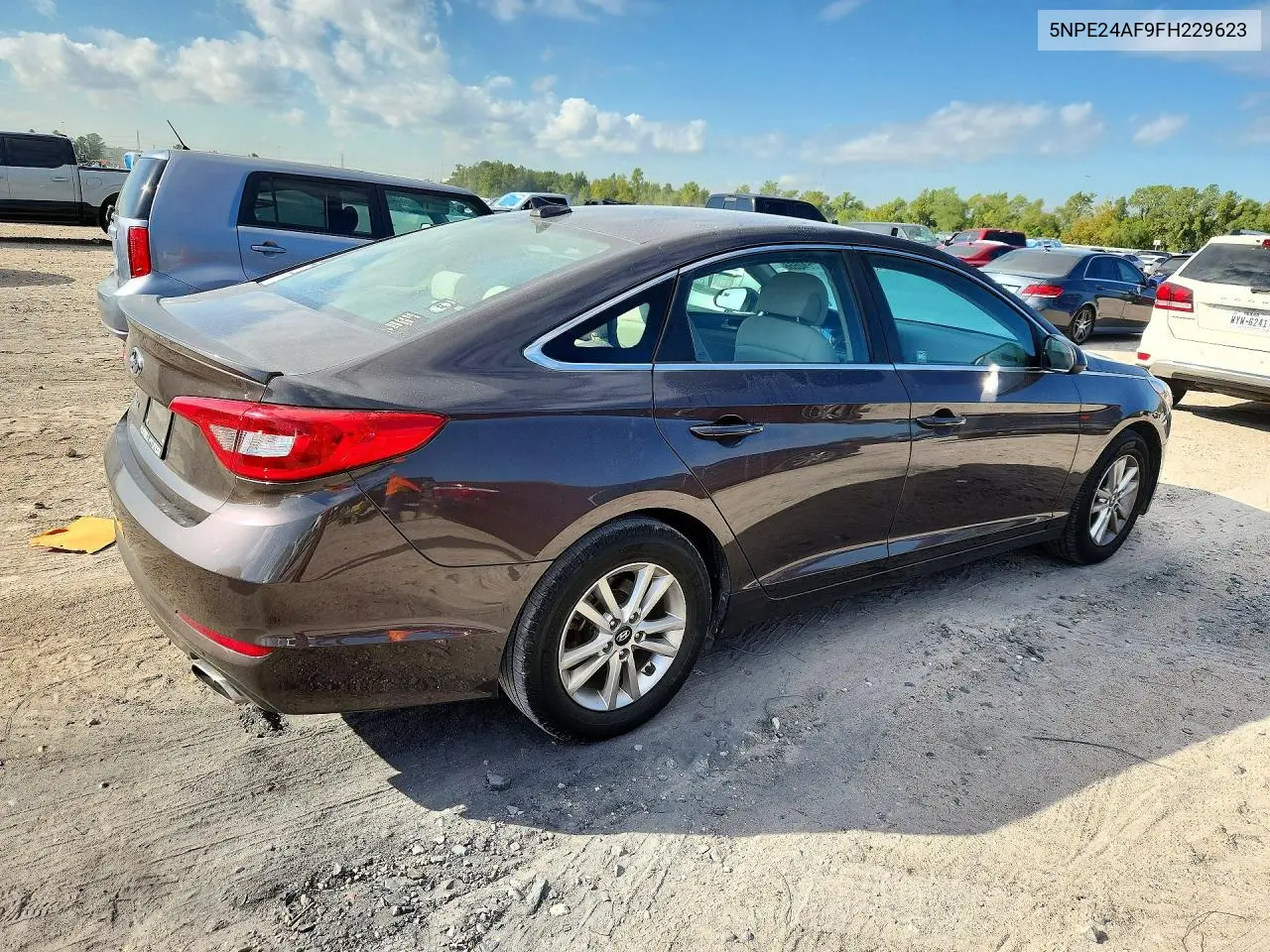 2015 HYUNDAI SONATA VIN 5NPE24AF9FH229623 — фото 3