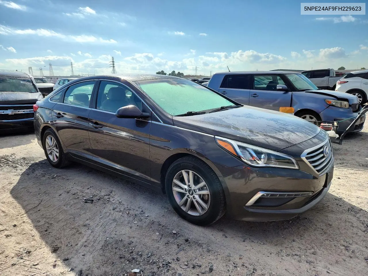2015 HYUNDAI SONATA VIN 5NPE24AF9FH229623 — фото 4