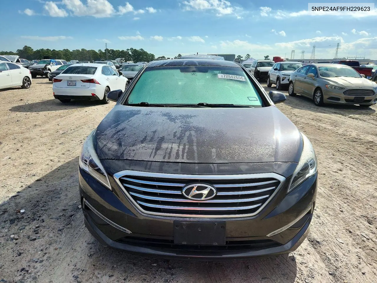 2015 HYUNDAI SONATA VIN 5NPE24AF9FH229623 — фото 5