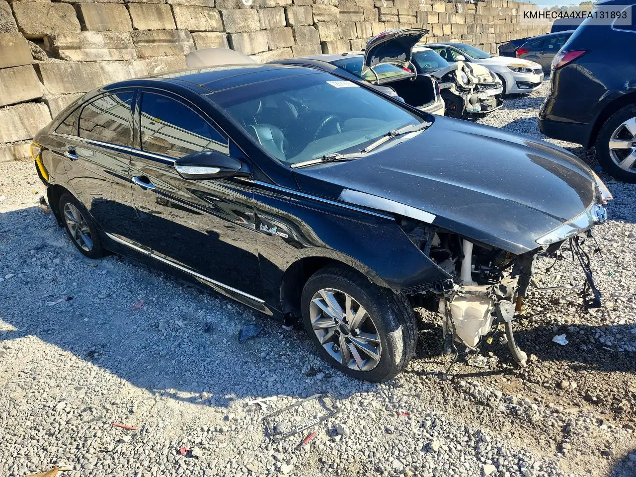 2015 HYUNDAI SONATA VIN KMHEC4A4XFA131893 — фото 4