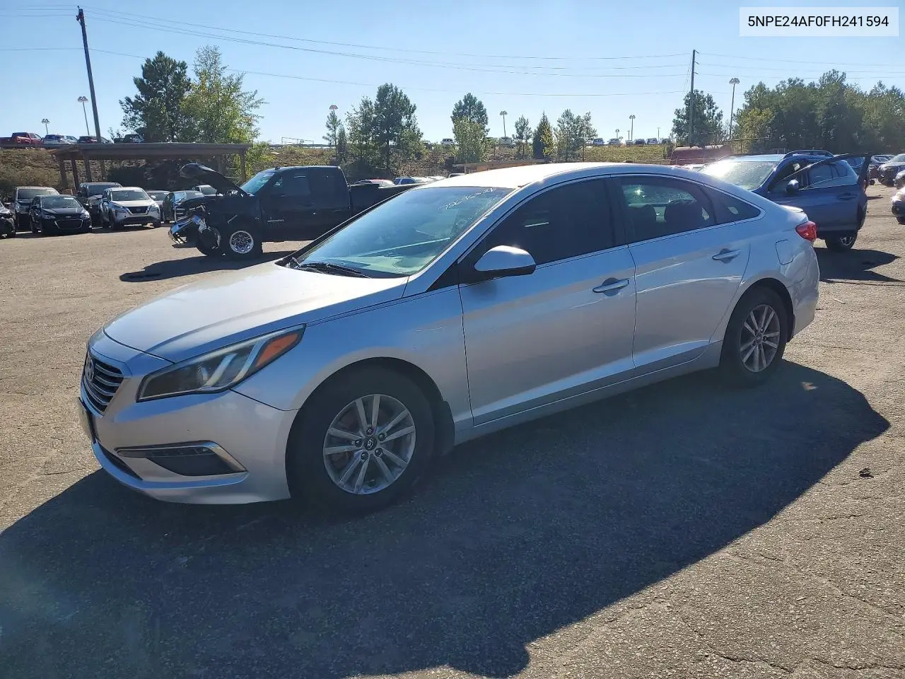 HYUNDAI SONATA 2015, VIN 5NPE24AF0FH241594