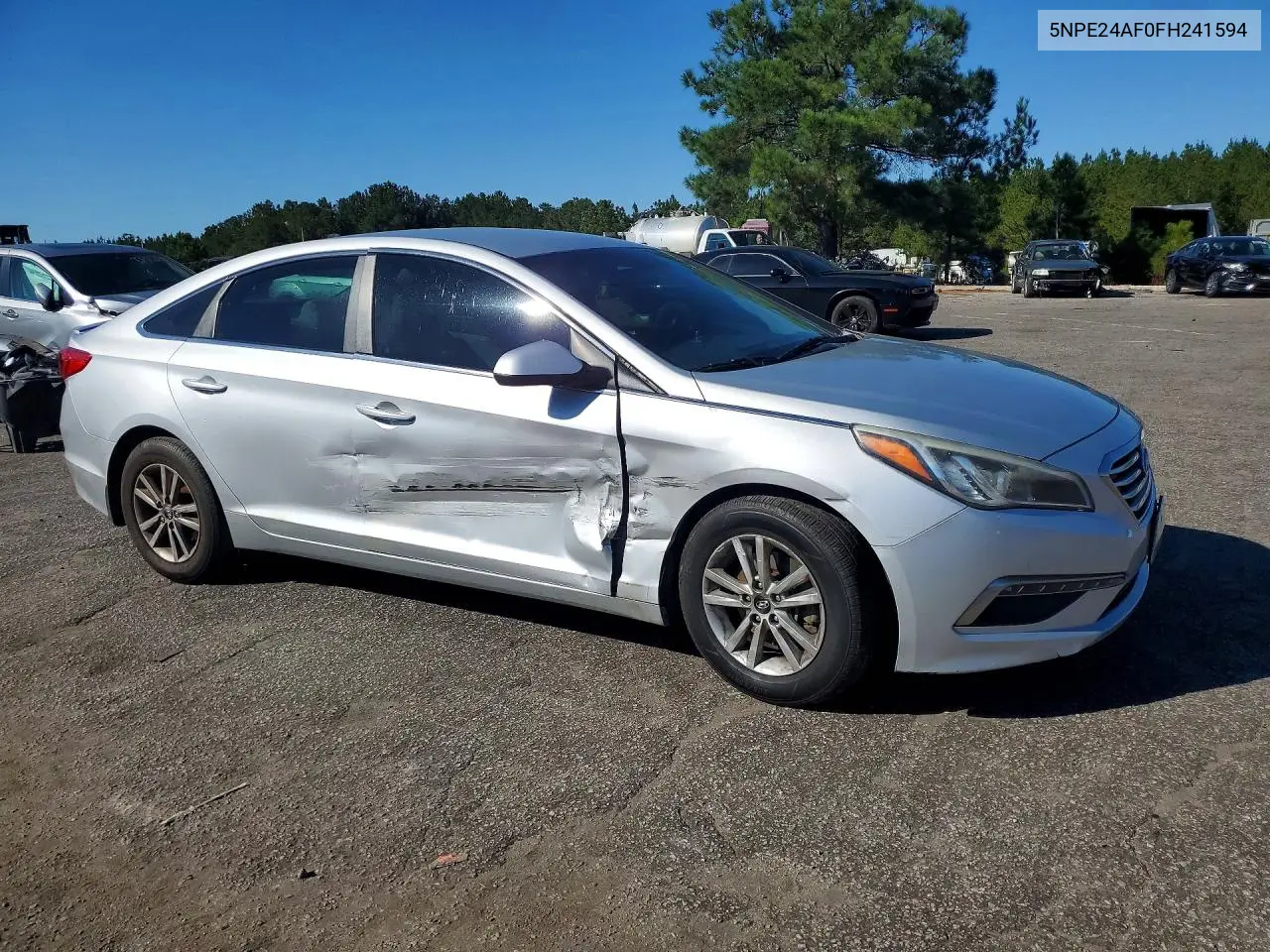 2015 HYUNDAI SONATA VIN 5NPE24AF0FH241594 — фото 4