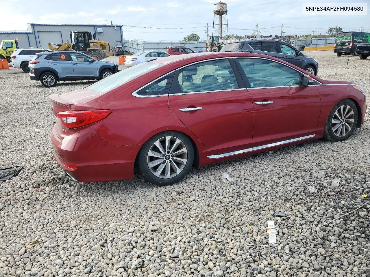 2015 HYUNDAI SONATA VIN 5NPE34AF2FH094580 — фото 3