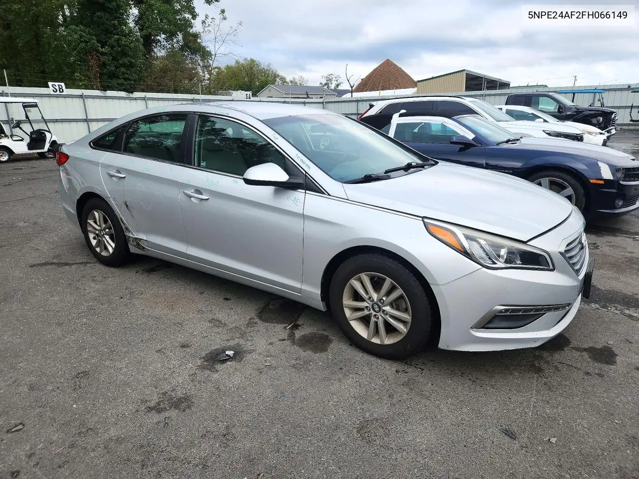 2015 HYUNDAI SONATA VIN 5NPE24AF2FH066149 — фото 4