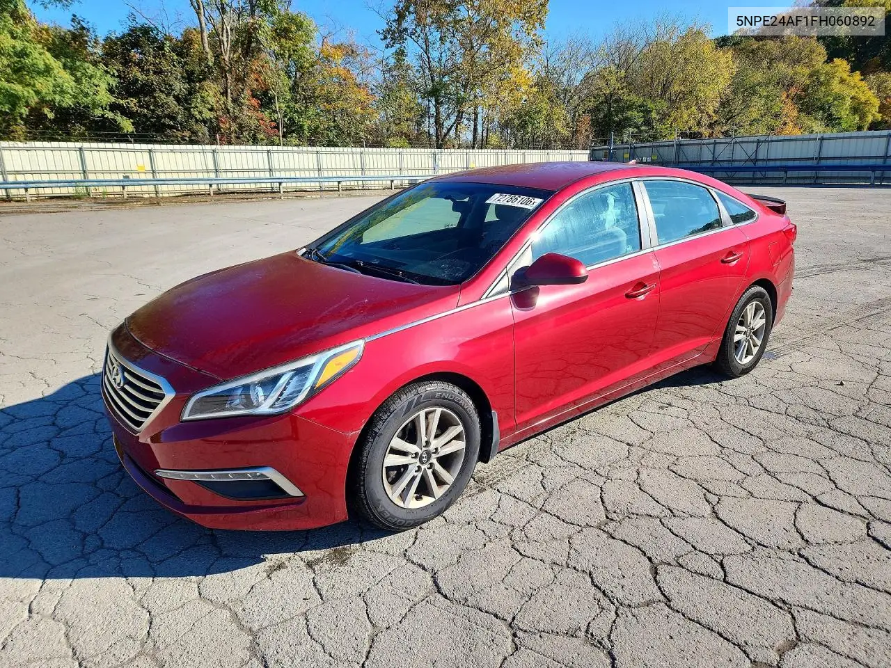 HYUNDAI SONATA 2015, VIN 5NPE24AF1FH060892