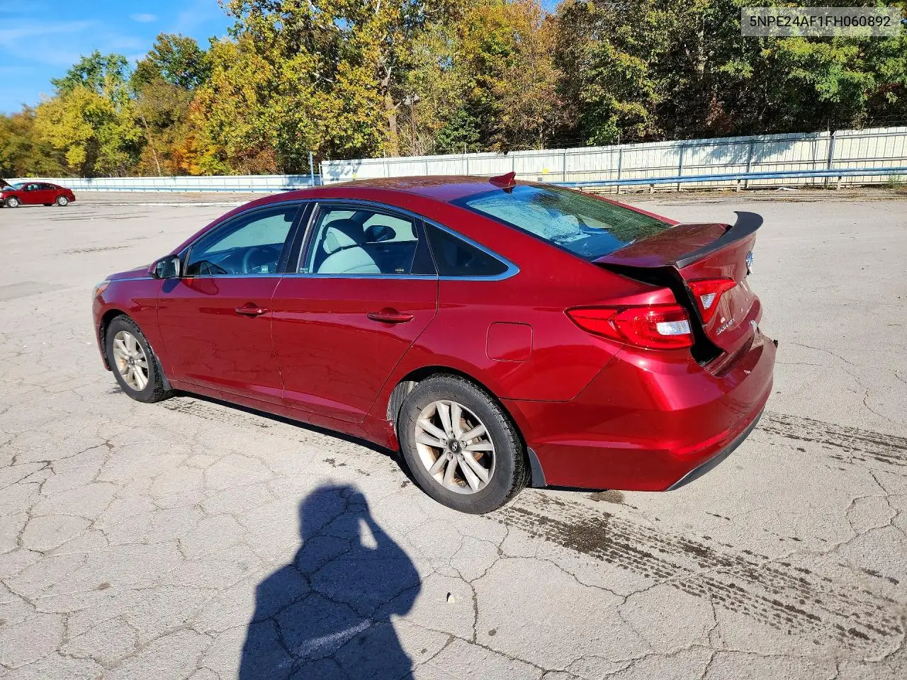 2015 HYUNDAI SONATA VIN 5NPE24AF1FH060892 — фото 2