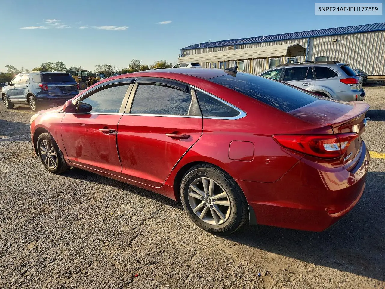 2015 HYUNDAI SONATA VIN 5NPE24AF4FH177589 — фото 3