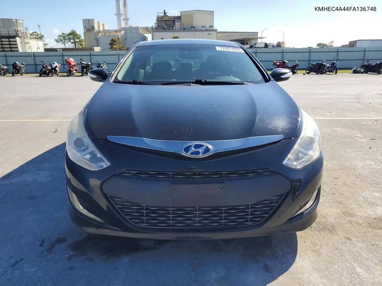 2015 HYUNDAI SONATA VIN KMHEC4A44FA136748 — фото 5