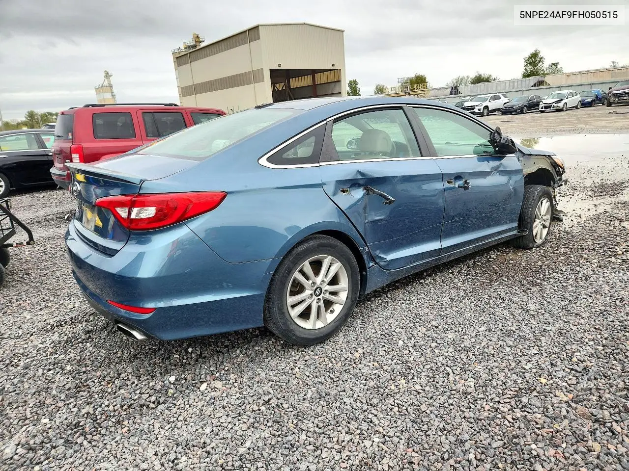2015 HYUNDAI SONATA VIN 5NPE24AF9FH050515 — фото 3