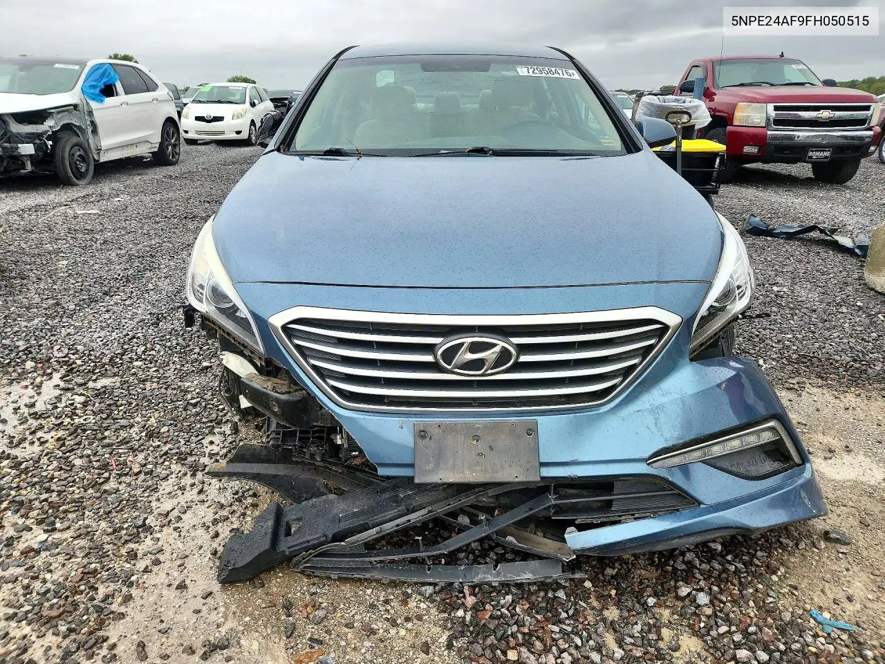 2015 HYUNDAI SONATA VIN 5NPE24AF9FH050515 — фото 5