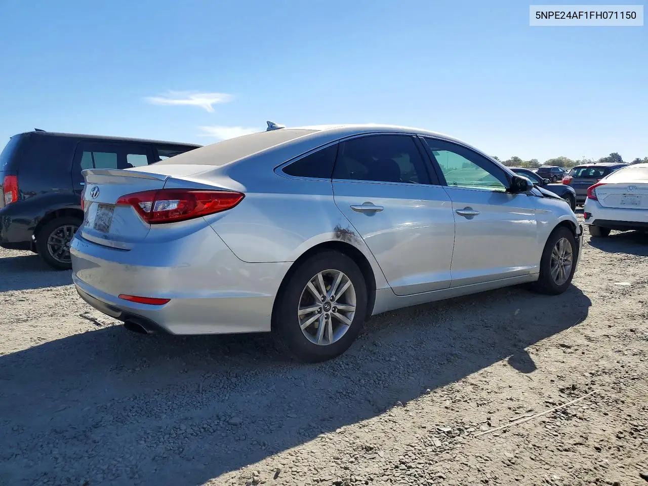 2015 HYUNDAI SONATA VIN 5NPE24AF1FH071150 — фото 3