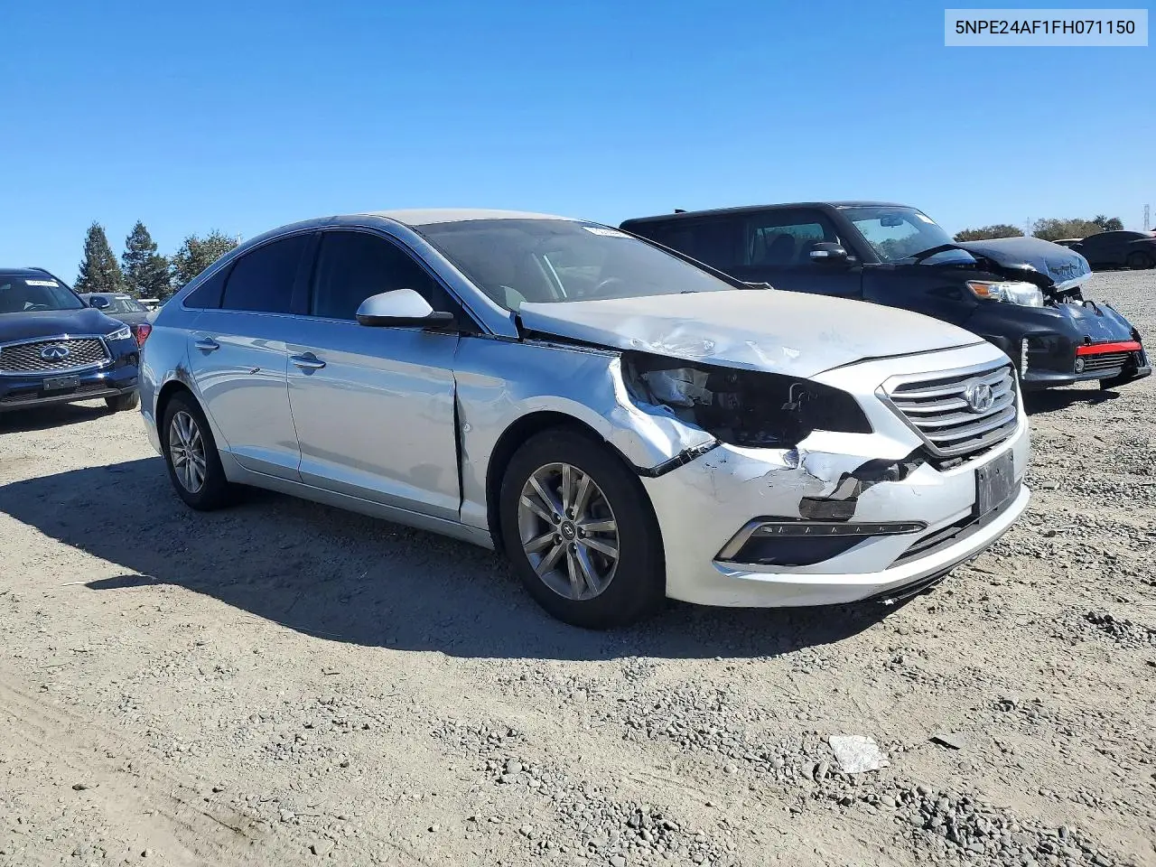 2015 HYUNDAI SONATA VIN 5NPE24AF1FH071150 — фото 4