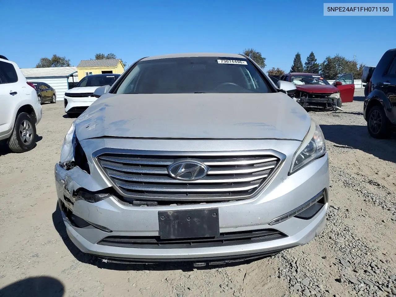 2015 HYUNDAI SONATA VIN 5NPE24AF1FH071150 — фото 5
