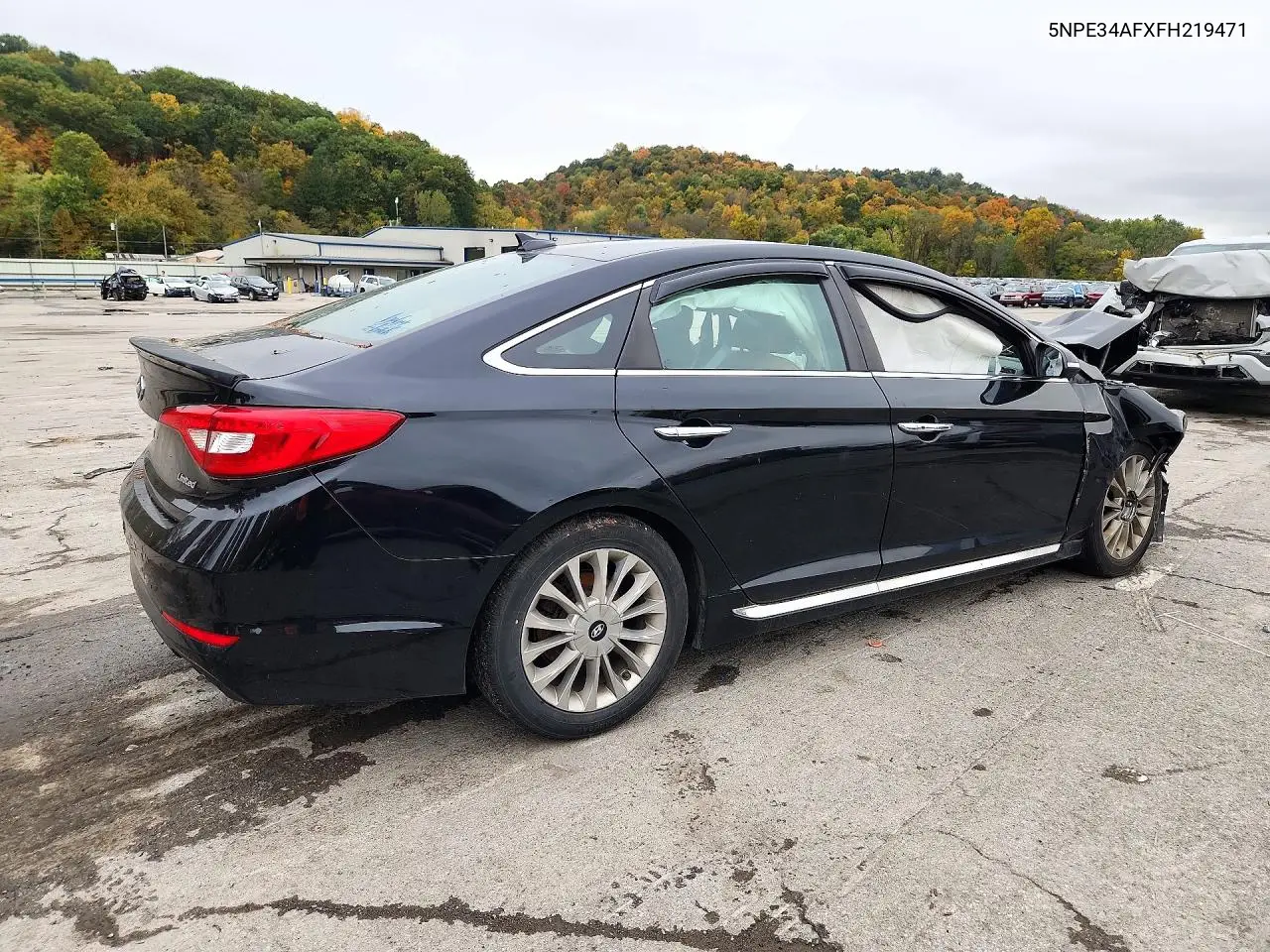 2015 HYUNDAI SONATA VIN 5NPE34AFXFH219471 — фото 3