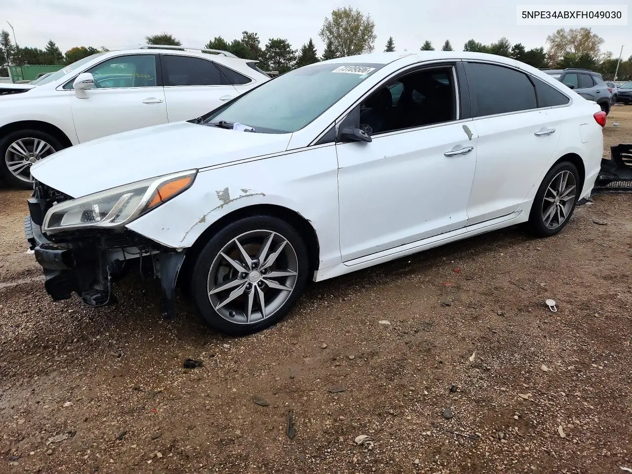 HYUNDAI SONATA 2015, VIN 5NPE34ABXFH049030