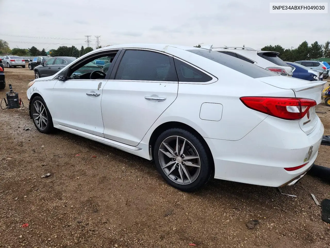 2015 HYUNDAI SONATA VIN 5NPE34ABXFH049030 — фото 2