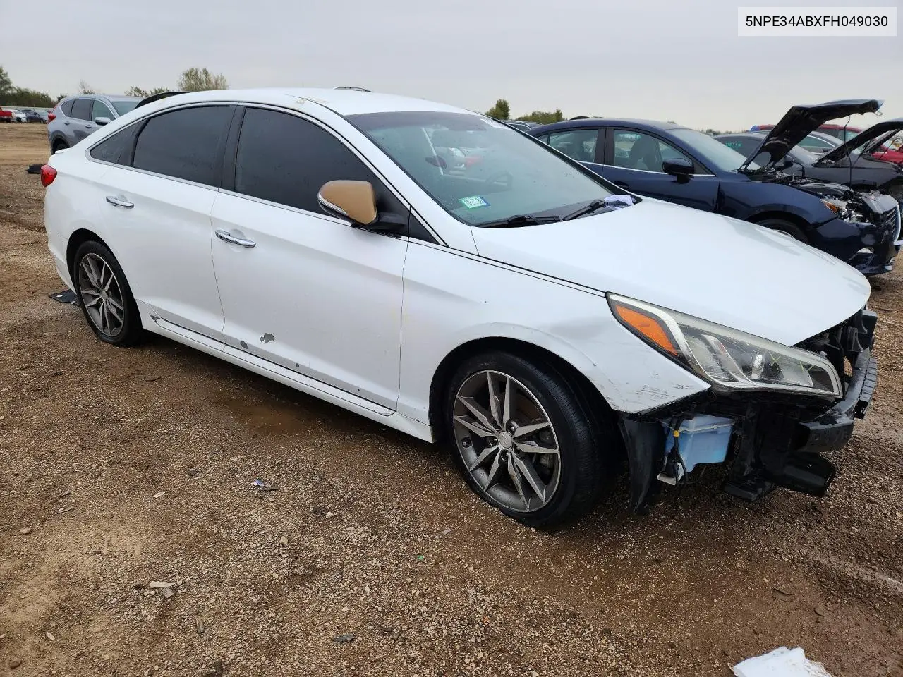 2015 HYUNDAI SONATA VIN 5NPE34ABXFH049030 — фото 4