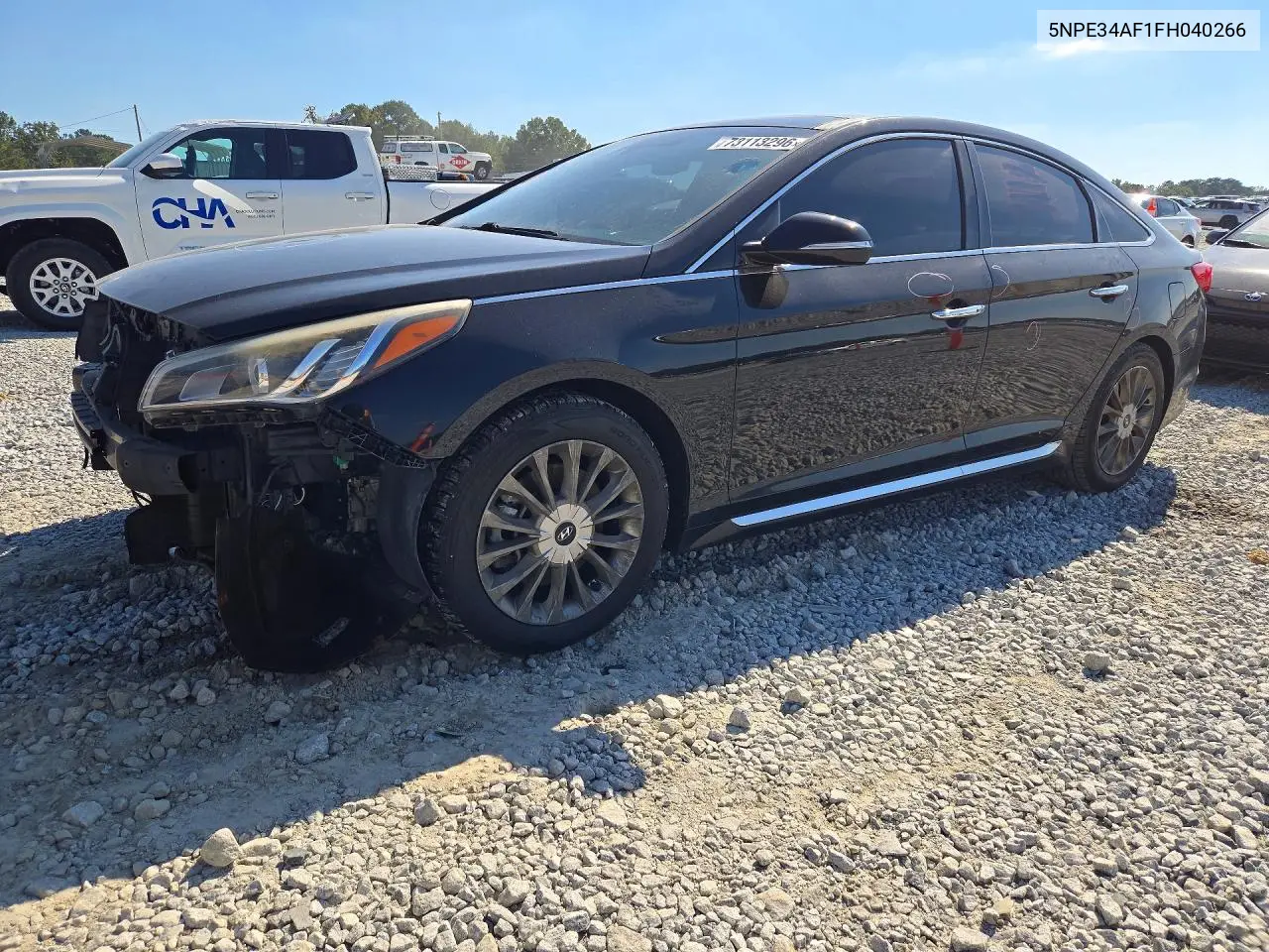 HYUNDAI SONATA 2015, VIN 5NPE34AF1FH040266