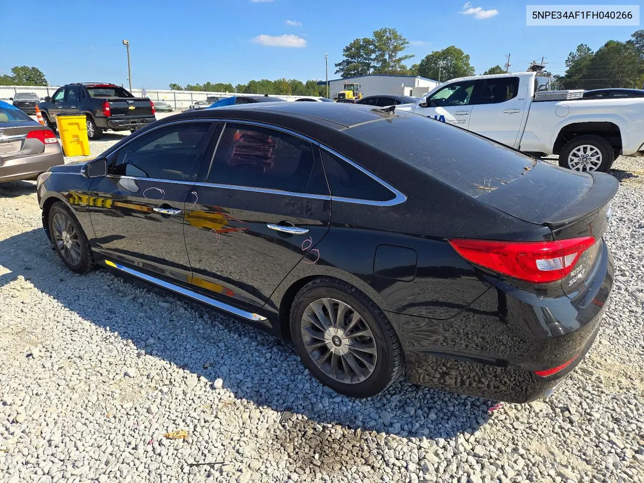 2015 HYUNDAI SONATA VIN 5NPE34AF1FH040266 — фото 2